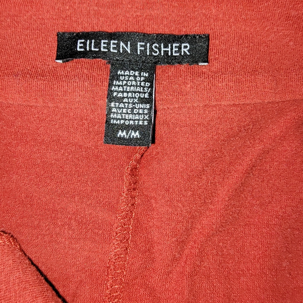Eileen Fisher Top Size M Red - Picture 4 of 7